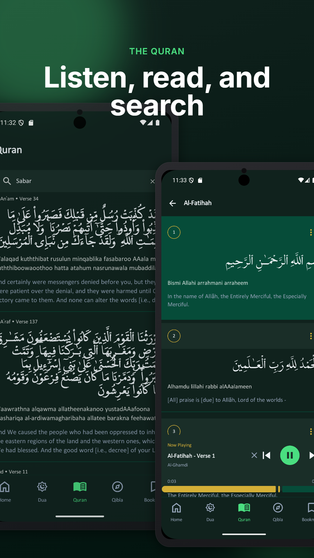 MuslimPath on two devices